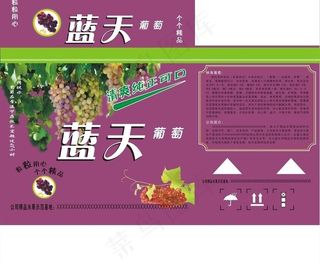 葡萄包装盒图片
