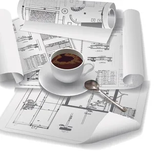 精美房屋建筑图纸矢量素材2