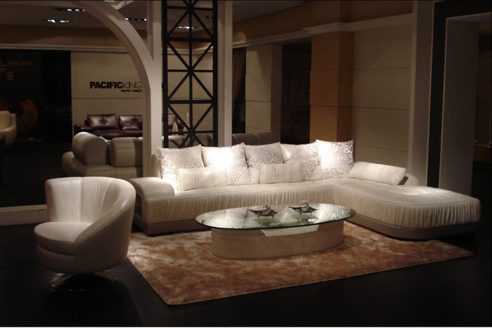 真皮沙发背景图