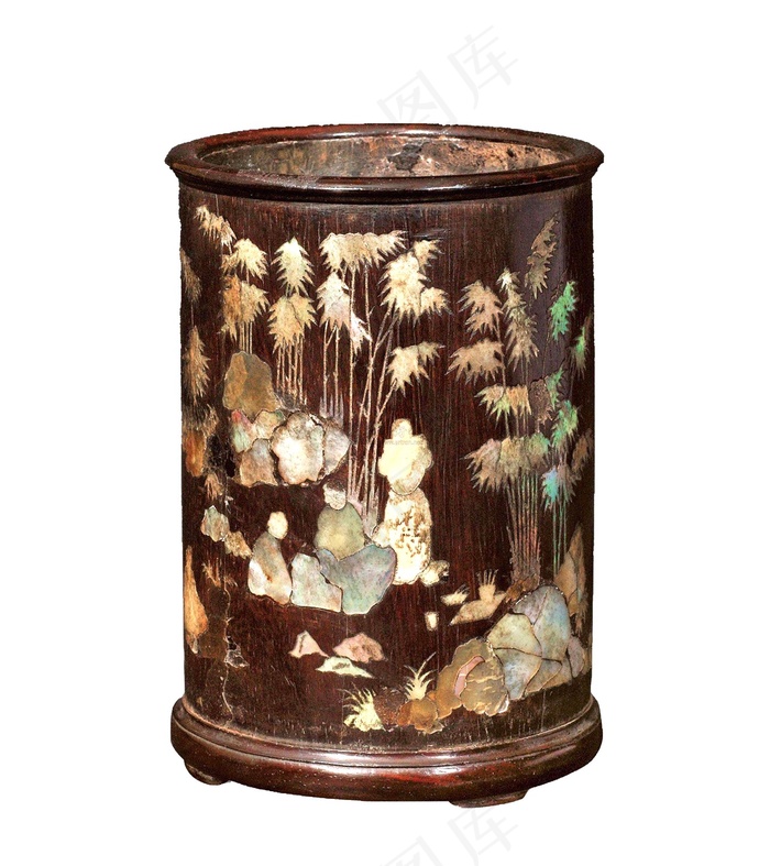 笔筒办公用品免抠素材PSD分层