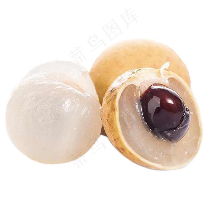 卡通实物水果龙眼海报素材