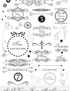 欧式简约花纹图片