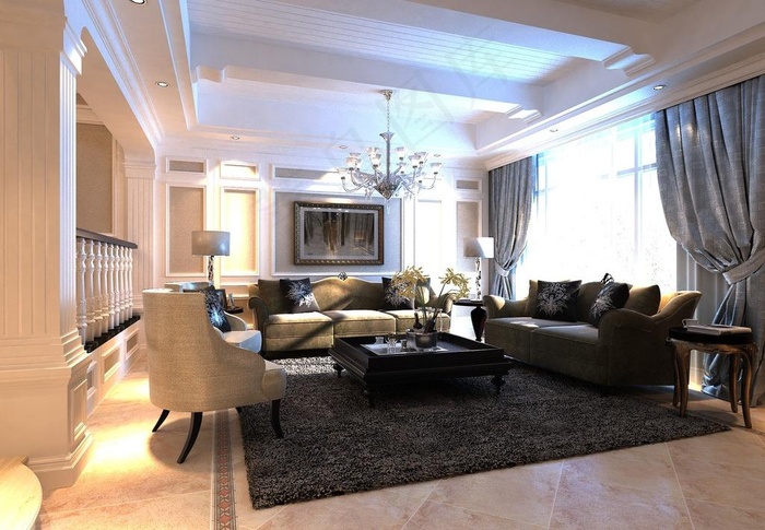 欧式客厅图片