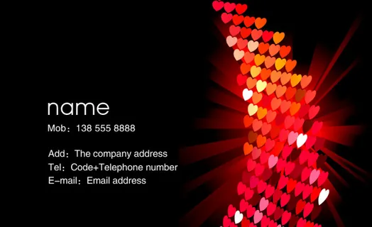 高档个性名片模板