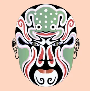 京剧脸谱 矢量CDR_12