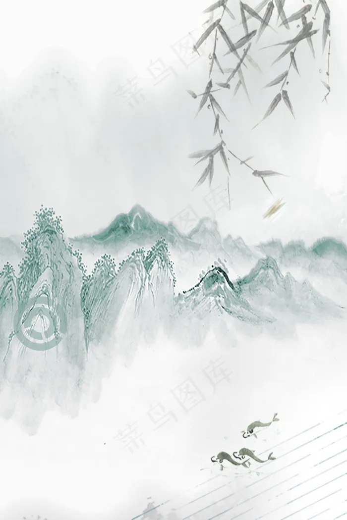 中国风 中国风背景图片psd模版下载