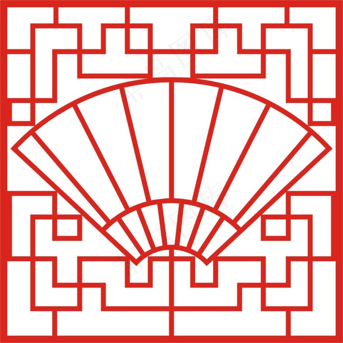 矢量镂空花纹边框底纹