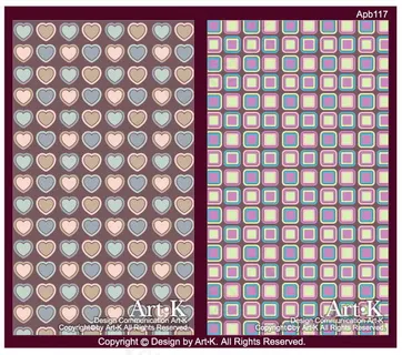 矢量素材可爱心形花纹连续背景