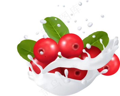 天然水果牛奶饮料宣传单新洋果汁PN...