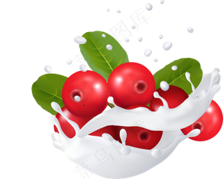 天然水果牛奶饮料宣传单新洋果汁PN...