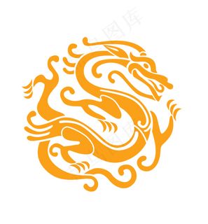 龙图纹 龙纹传统图案 中国元素 logo