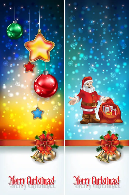 圣诞Banner设计eps,ai矢量模版下载