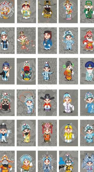 30款精美水浒矢量人图片