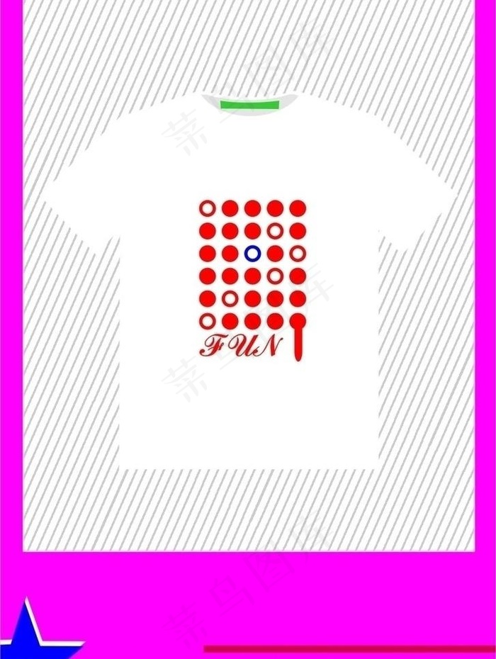 衣服上衣图片cdr矢量模版下载