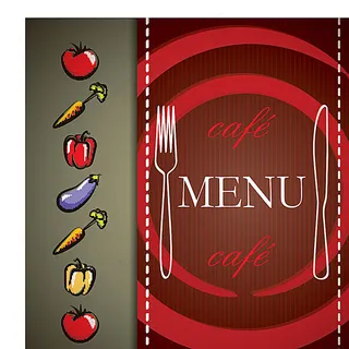 餐饮展板背景设计