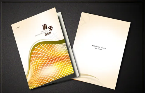 浴室柜册子封面设计（封面封底）