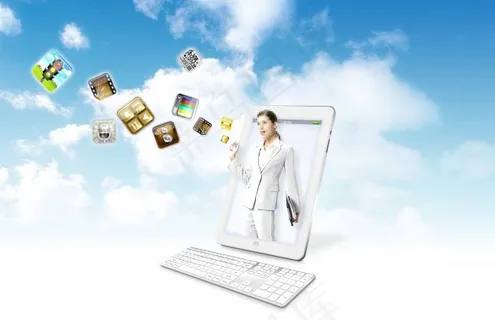 科技海报模板下载