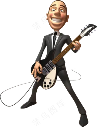 立体3D小人办公商务人物PNG素材