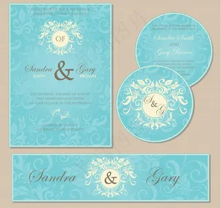 婚礼邀请卡图片