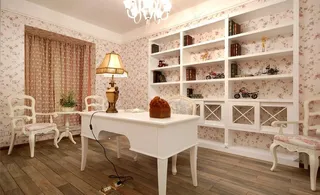 欧式田园风格书房图片