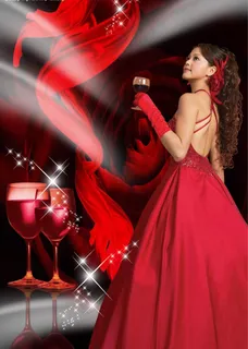 婚纱 红酒图片 婚纱 红酒图片