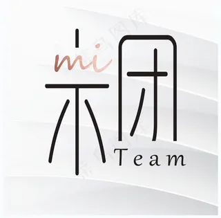 美容美发时尚设计米团头像logo