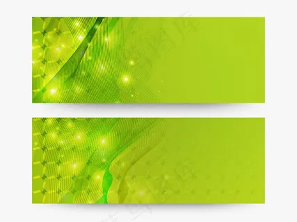 绿色背景矢量图