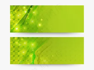 绿色背景矢量图