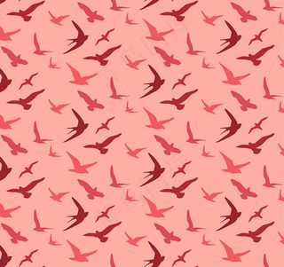 卡通鸟无缝背景