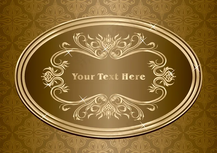 漂亮的欧式花边花纹矢量素材