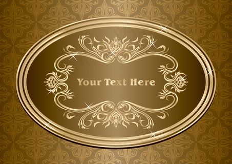 漂亮的欧式花边花纹矢量素材