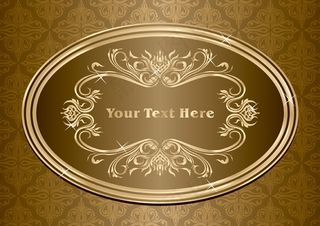 漂亮的欧式花边花纹矢量素材