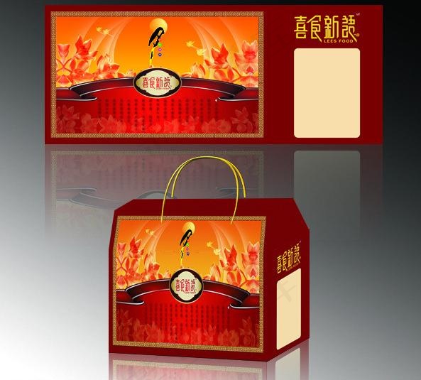 月饼包装盒图片psd模版下载