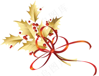 金色叶子素材