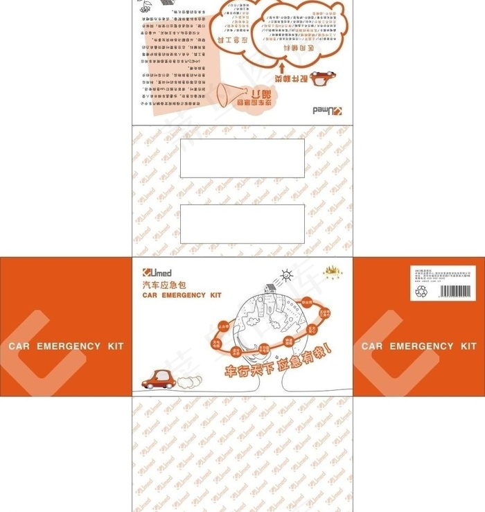 汽车应急包图片cdr矢量模版下载