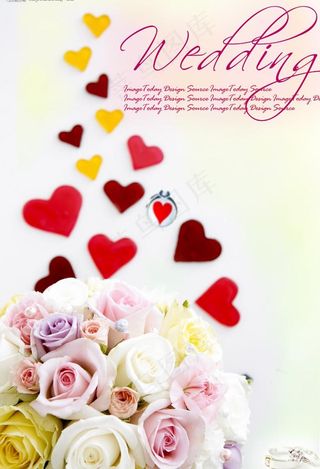 强化玻璃移门图 爱心玫瑰图片