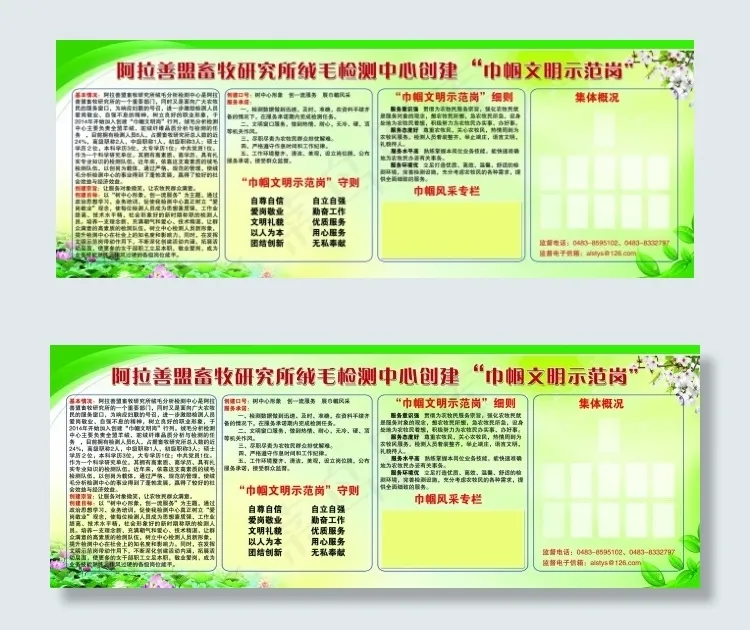 巾帼文明示范岗psd模版下载