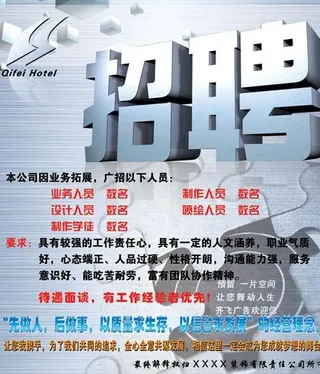 招聘海报设计模板