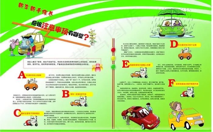 汽车养护图片eps,ai矢量模版下载
