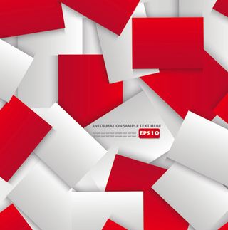 多彩卡纸背景设计矢量素材-2