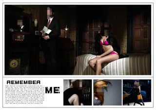 黑色主题写真模板