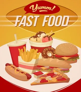 国际美食宣传模板矢量02