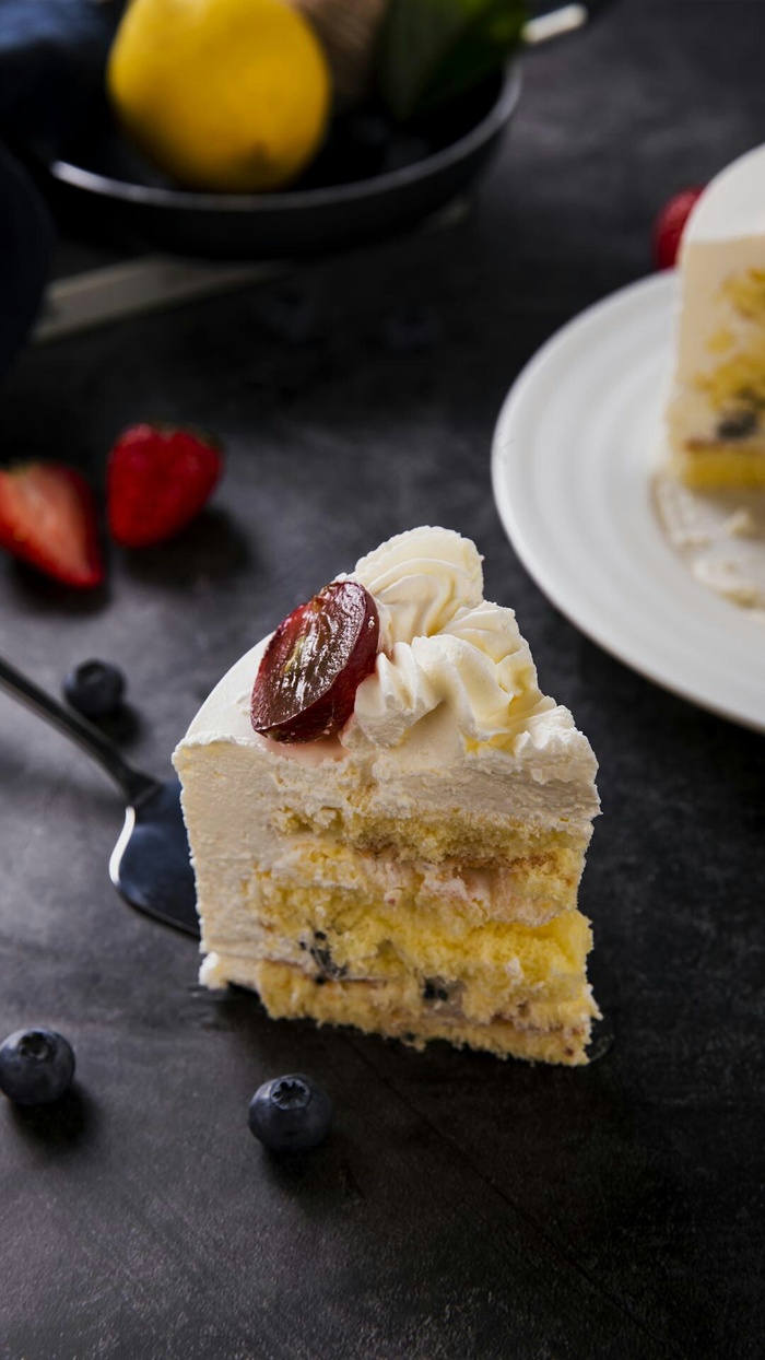 三角形蛋糕高清摄影图片