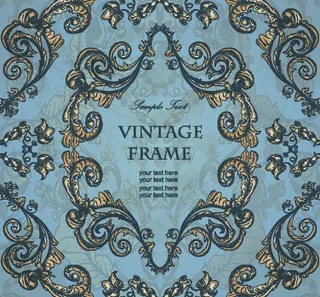 欧式花纹背景图片