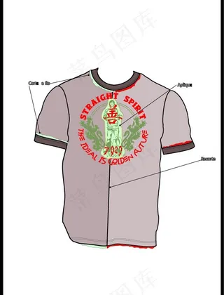 t恤衫花纹111图片