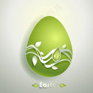 绿色背景矢量图