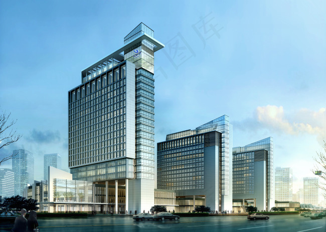 商业建筑外观(2500X1782(DPI:50))psd模版下载