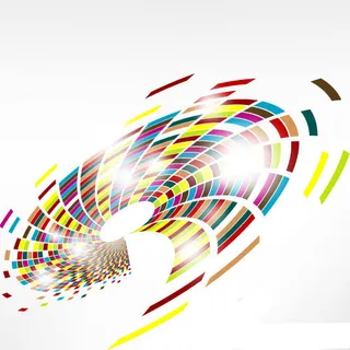 个性时尚旋转版式设计