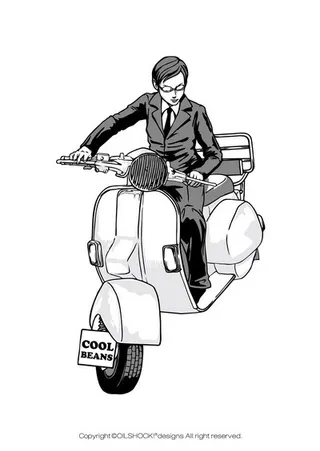 黑白各种交通工具矢量素材