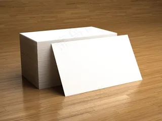 空白名片展示效果图图片